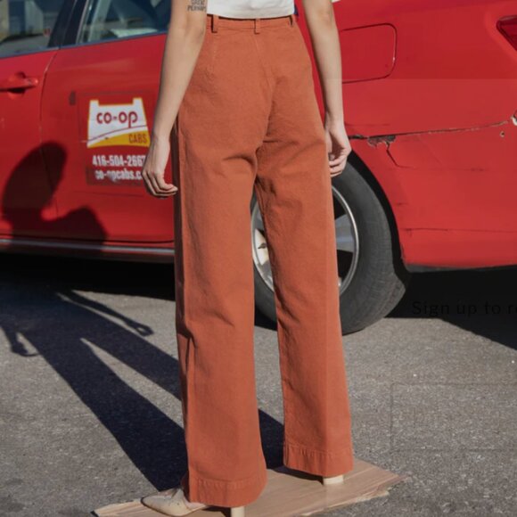 Jesse Kamm Sailor Pants - 0 - Paprika - Tailored - Picture 1 of 4